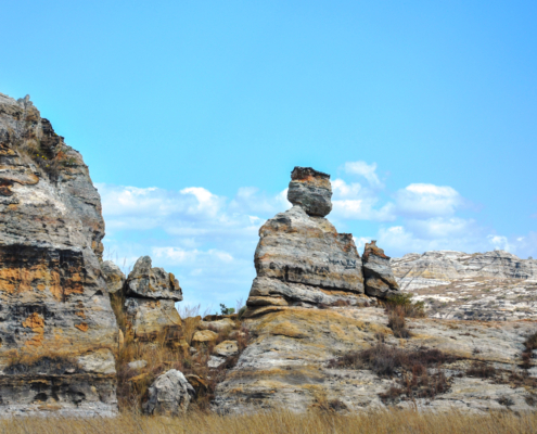 Felsen im Isalo Nationalpark