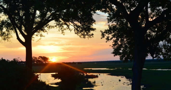 Sonnenuntergang Chobe Nationalpark