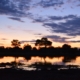Sonnenuntergang in Botswana
