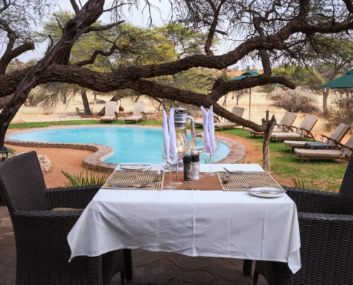 Camelthorn Kalahari Lodge Pool