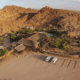 Brandberg White Lady Lodge von oben