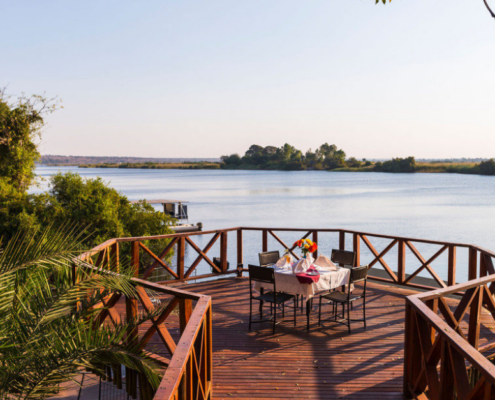 Chobe Marina Lodge Deck
