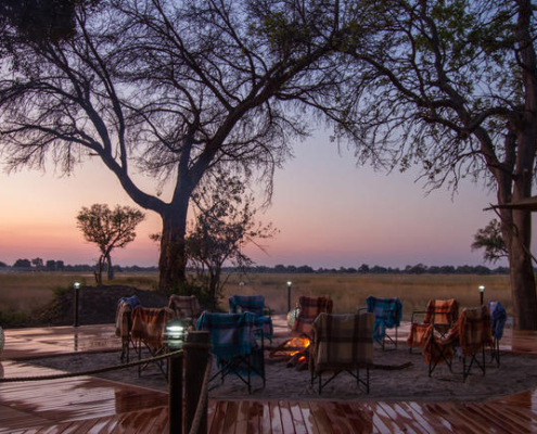 Lake Mokoba Lodge Lagerfeuer